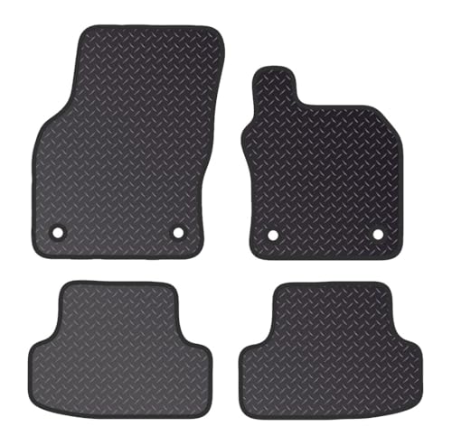 PRIME CAR MAT - Fits AUDI Q2 2016 Onwards - Tailored Car Mats - Waterproof, Non Slip Car Floor Mat, Fitted with Clips & Anti Slip Backing - 4 pcs Floor Mat Set
