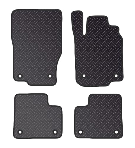 PCM- Car Floor Mats fits for Mercedes GLE from (2016-2019) - Tailored Car Mats - Car Floor Mat, with Anti Slip Backing. 4 pcs Floor Mat Set with 8 Clips.