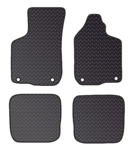 PRIME CAR MAT - Fits AUDI A3 & S3 3 DOORS 1996-2003 - Tailored Car Mats - Waterproof, Non Slip Car Floor Mat, Fitted with Clips & Anti Slip Backing - 4 pcs Floor Mat Set