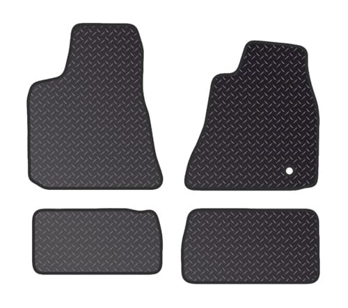 PRIME CAR MAT - Fits CHRYSLER 300C 2005-2010 SALOON - Tailored Car Mats - Waterproof, Fitted with Clips & Anti Slip Backing - 4 pcs Floor Mat Set