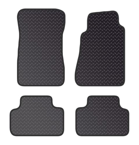 PCM - Car Floor Mats for Mercedes C Class Saloon (1993-2000) no CLIPS - Tailored Car Mats - Car Floor Mat, with Anti Slip Backing - 4 pcs Floor Mat Set