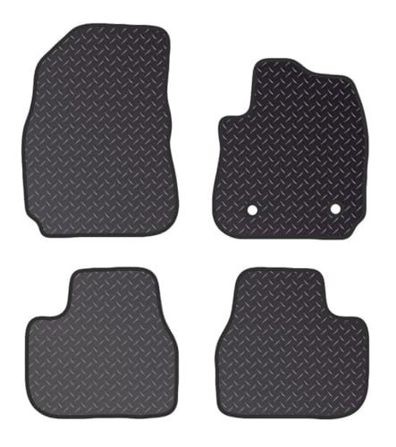 PRIME CAR MAT - Fits CITROEN C4 2014-2018 CACTUS - Tailored Car Mats - Waterproof, Non Slip Car Floor Mat, Fitted with Clips & Anti Slip Backing - 4 pcs Floor Mat Set