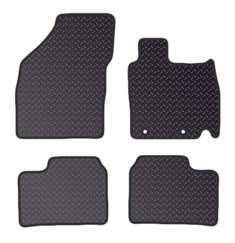 PCM - Car Floor Mats for Suzuki Ignis HYBRID (2018 ON) 2 CLIPS - Tailored Car Mats - Car Floor Mat, with Anti Slip Backing - 4 pcs Floor Mat Set