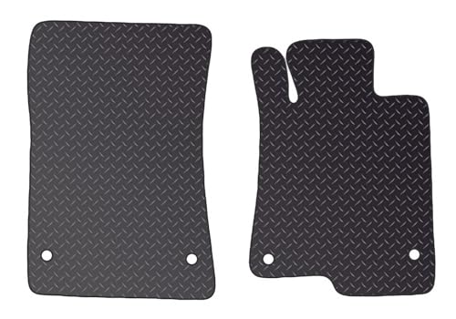 PCM- Car Floor Mats fits for MERCEDES SLK from 2011 Present - Tailored Car Mats - Car Floor Mat, with Anti Slip Backing - 2 pcs Floor Mat Set with 4 Clips