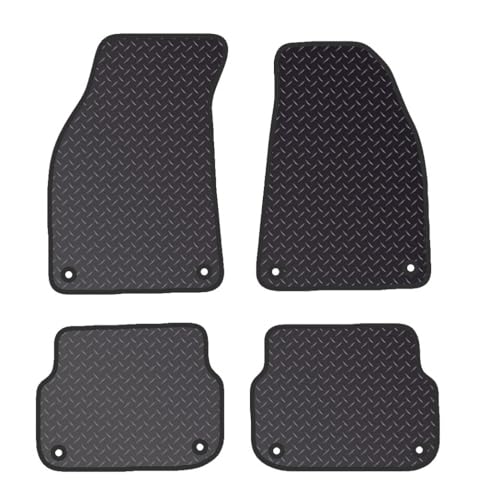 PRIME CAR MAT - Fits AUDI A6 2004-2011 (NOT QUATTRO) - Tailored Car Mats - Waterproof, Non Slip Car Floor Mat, Fitted with Clips & Anti Slip Backing - 4 pcs Floor Mat Set