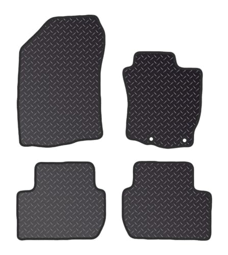 PRIME CAR MAT - FitsCITROEN C-Crosser 2007-2012 - Tailored Car Mats - Waterproof, Fitted with Clips & Anti Slip Backing - 4 pcs Floor Mat Set