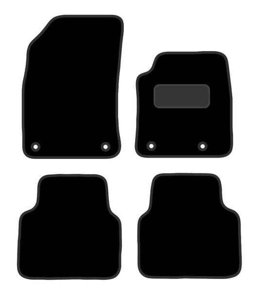 PRIME CAR MAT - FitsCITROEN C3 2017-Onwards AIRCROSS - Luxury Carpet - Tailored Car Mats - Fitted With Clips & Granulated Backing - EDGED WITH BLACK NYLON BINDING - 4 pcs Floor Mat Set