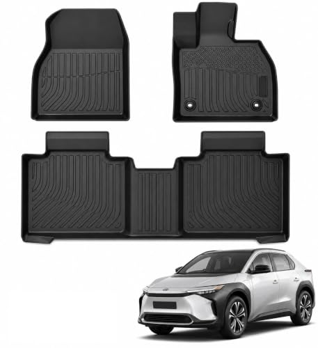 TPE Car Mats for Toyota bZ4X 2022-Onwards | Black by PRIME CAR MAT
