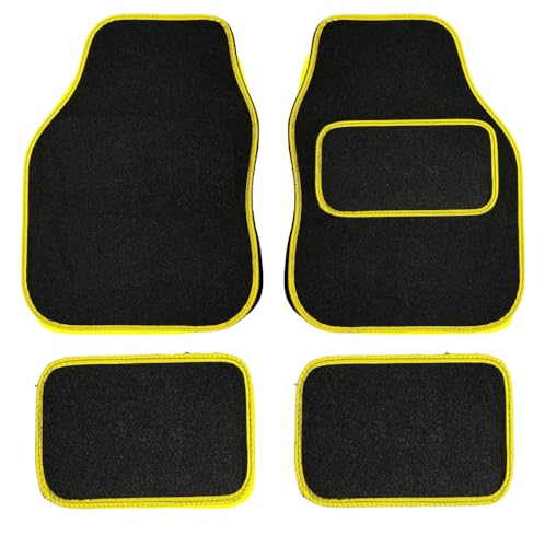 PCM - Car Floor Mats for Universal Car or Van Tailored Heavy Duty Car Floor Mats 4PC Set Non Slip Carpet