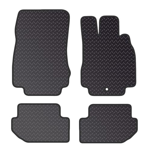 PCM - Car Floor Mats for Mercedes CL (2000-2006) 1 CLIPS - Tailored Car Mats - Car Floor Mat, with Anti Slip Backing - 4 pcs Floor Mat Set