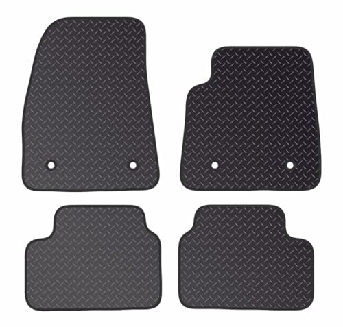 PCM- Car Floor Mats fits for MG 5 ELECTRIC from 2022 on - Tailored Car Mats - Car Floor Mat, with Anti Slip Backing - 3 pcs Floor Mat Set with 4 Clips