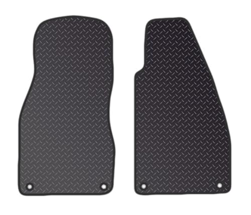 PRIME CAR MAT - ALFA-ROMEO spider 1996-2004 - Anti Slip Tailored Car Mats - Waterproof Car Floor Mat, with Anti Slip Backing -2 pcs Floor Mat Set with 4 Clips