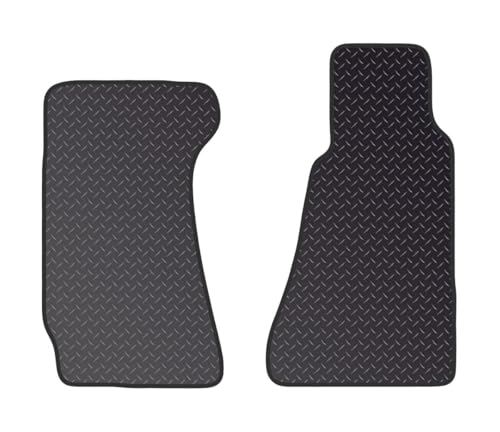 PRIME CAR MAT - Fits ASTON MARTIN vantaga 2001-2017 - Tailored Car Mats - Car Floor Mat, with Anti Slip Backing - 2 pcs Floor Mat Set with 2 Clips