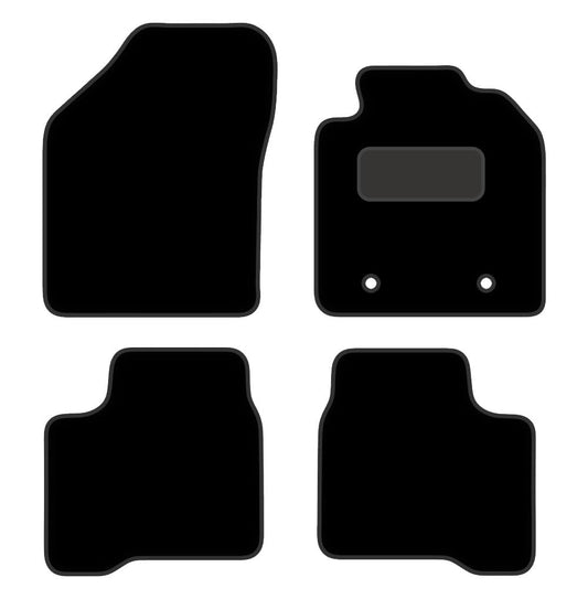PCM- Car Floor Mats fits for SUZUKI Swift Hybird from 2020 ON- Black Premium Carpet - Tailored Car Mats - Car Floor Mat, with Anti Slip Backing - 4 pcs Floor Mat Set with 2 Clips