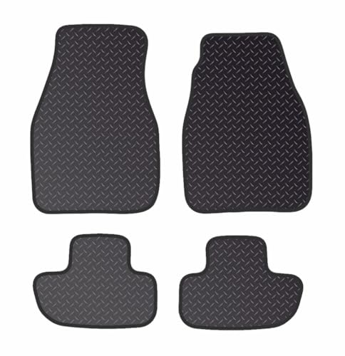 PRIME CAR MAT - R-O-M-E-O A-L-F-A GTV 1997-2006 - Tailored Car Mats - Waterproof, Non Slip Car Floor Mat, with Anti Slip Backing - 4 pcs Floor Mat Set