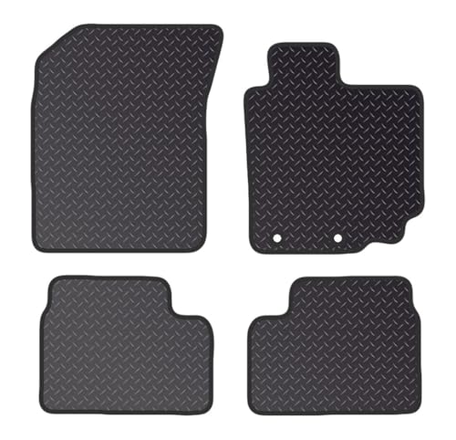 PCM- Car Floor Mats fits for SUZUKI Swift from (2010-2017) - Tailored Car Mats - Car Floor Mat, with Anti Slip Backing - 4 pcs Floor Mat Set