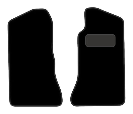PCM- Car Floor Mats fits for MG B 4 SYNCHRO  from (1962-1980)- Black Carpet - Tailored Car Mats - Car Floor Mat, with Anti Slip Backing - 2 pcs Floor Mat Set with 0 Clips