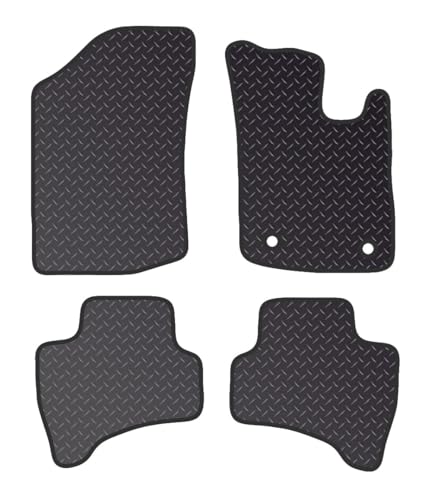 PRIME CAR MAT - Fits CITROEN C1 2012-2014 - Tailored Car Mats - Waterproof, Non Slip Car Floor Mat, Fitted with Clips & Anti Slip Backing - 4 pcs Floor Mat Set