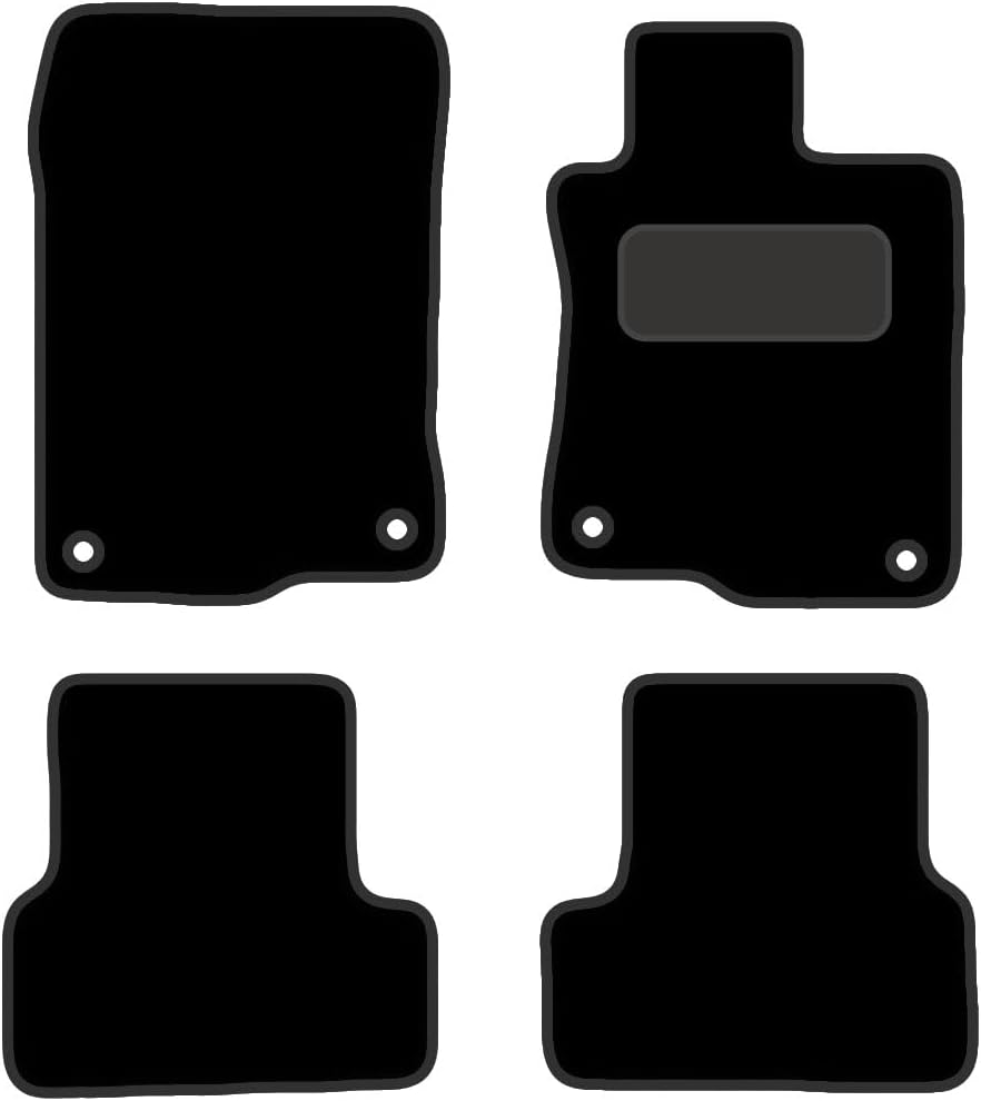 PRIME CAR MAT - Car Floor Mats Fits for AUDI A4 2001-2005 CABRIOLET Model - Luxury Carpet - Tailored Car Mats - Waterproof, Non Slip Car Floor Mat Anti Slip Backing - 4 pcs Floor Mat Set