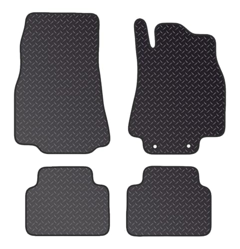 PCM Car Floor Mats for Mercedes B CLASS (2004-2012) 2 CLIP - Tailored Car Mats - Waterproof Car Floor Mat & Anti Slip Backing - 4 pcs Floor Mat Set