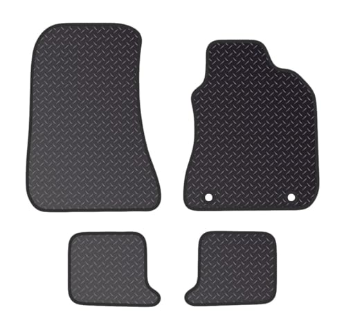 PRIME CAR MAT - Fits ALFA-ROMEO Brera 2006-2010 - Tailored Car Mats - Waterproof Car Floor Mat, with Anti Slip Backing - 4 pcs Floor Mat Set with 2 Clips