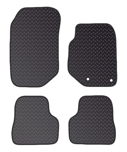 Tailored Mats - Fits VAUXHALL Corsa F 2020 Onwards - Anti Slip Mat - Non Slip Car Floor Mat, Fitted With Clips & Granulated Backing - 4 Pc Floor Mat
