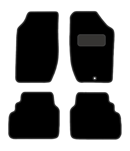 PRIME CAR MAT - Fits ALFA-ROMEO 164-1987-1998 - Black Luxury Deluxe Carpet - Tailored Car Mats - Waterproof, Non Slip Car Floor Mat, with Anti Slip Backing - 4 pcs Floor Mat Set with 1 Clips