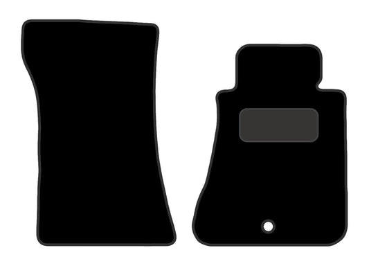 PCM- Car Floor Mats fits for MERCEDES SL500 from (2001-2011)- Black Carpet - Tailored Car Mats - Car Floor Mat, with Anti Slip Backing -  2 pcs Floor Mat Set with  1 Clips