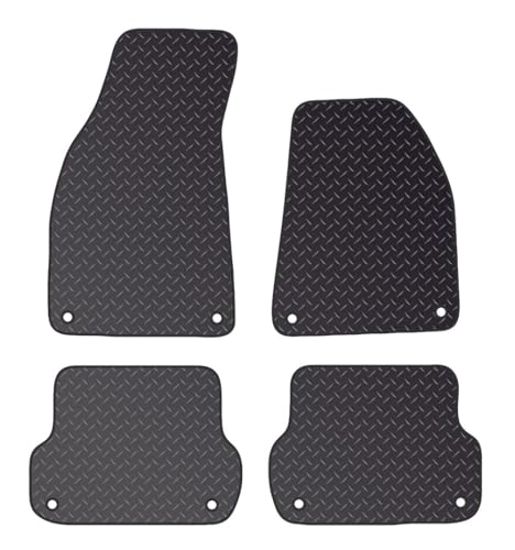 PRIME CAR MAT - Fits AUDI Rs4 2006-2008 - Tailored Car Mats - Waterproof, Non Slip Car Floor Mat, Fitted with Clips & Anti Slip Backing - 4 pcs Floor Mat Set