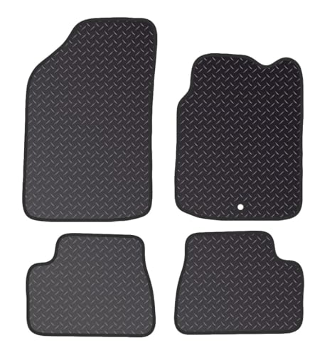 PRIME CAR MAT - Fits CITROEN C3 2002-2009 NOT PICASSO - Tailored Car Mats - Waterproof, Fitted with Clips & Anti Slip Backing - 4 pcs Floor Mat Set