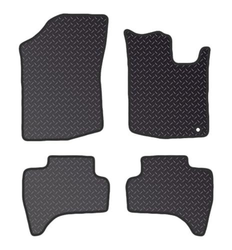 PRIME CAR MAT - Fits Citroen C1 2005-2012 - Tailored Car Mats - Waterproof, Non Slip Car Floor Mat, Fitted with Clips & Anti Slip Backing - 4 pcs Floor Mat Set