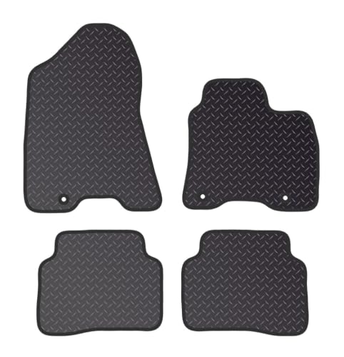 PCM - Tailored Fit Car Floor Mats for Hyundai TUCSON MODEL (2015-2020) - Anti Slip, Fitted With Clips & Granulated Backing - 4 Pc Floor Mat