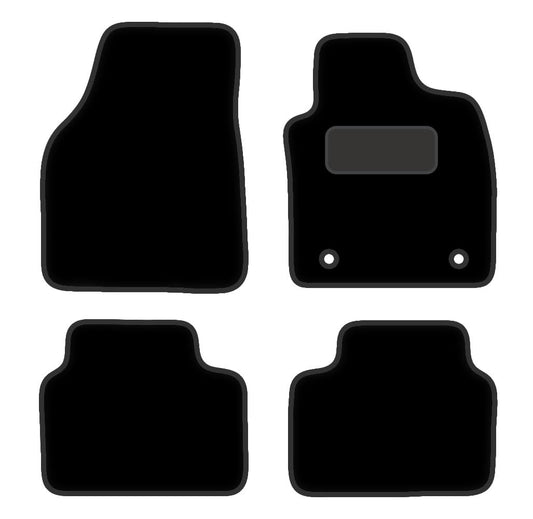 PCM- Car Floor Mats fits for MG 3 HYBRID  from 2024 on- Black Carpet - Tailored Car Mats - Car Floor Mat, with Anti Slip Backing - 4 pcs Floor Mat Set with 2 Clips