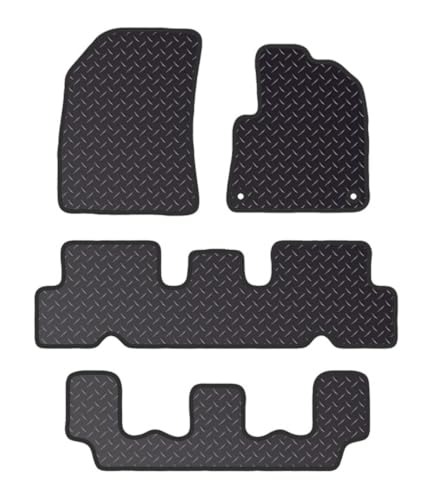 PRIME CAR MAT - Fits CITROEN C4 2013 on GRAND PICASSO - Tailored Car Mats - Waterproof, Non Slip Car Floor Mat, Fitted with Clips & Anti Slip Backing - 4 pcs Floor Mat Set