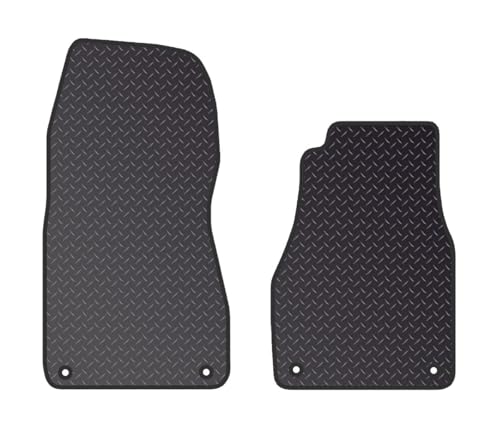 PRIME CAR MAT - Fits ASTON MARTIN Vanquish 2013-2018 - Tailored Car Mats - Car Floor Mat, with Anti Slip Backing - 2 pcs Floor Mat Set with 4 Clips