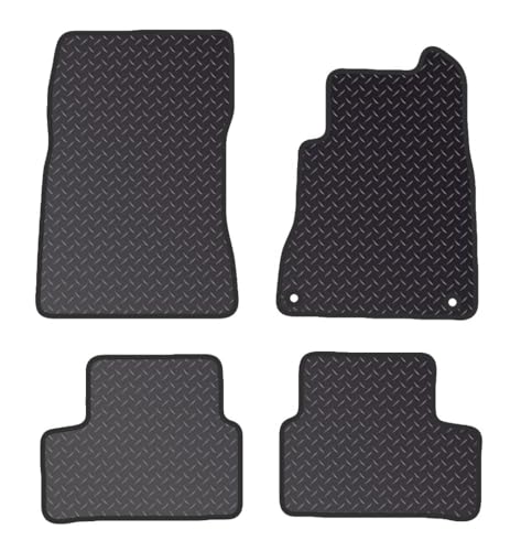 PCM Car Floor Mats for Mercedes B CLASS (2018 - Present) 2 CLIP - Tailored Car Mats - Waterproof Car Floor Mat & Anti Slip Backing - 4 pcs Floor Mat Set