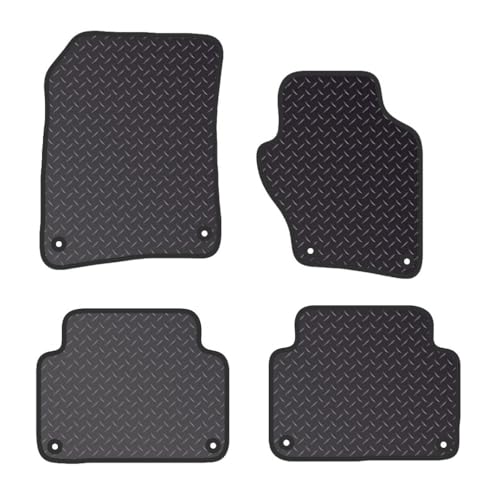 PRIME CAR MAT - Fits AUDI Q7 2006-2015 - Tailored Car Mats - Waterproof, Non Slip Car Floor Mat, Fitted with Clips & Anti Slip Backing - 4 pcs Floor Mat Set