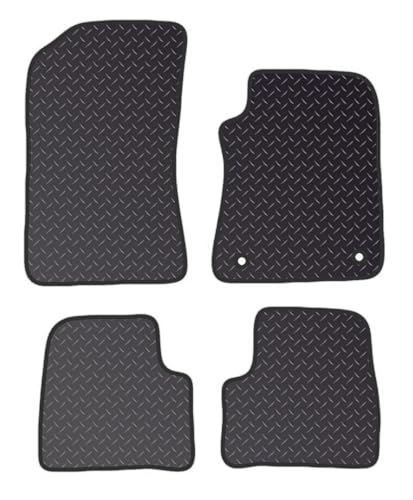 PRIME CAR MAT - Fits CITROEN C3 2016-Onwards - Tailored Car Mats - Waterproof, Non Slip Car Floor Mat, Fitted with Clips & Anti Slip Backing - 4 pcs Floor Mat Set