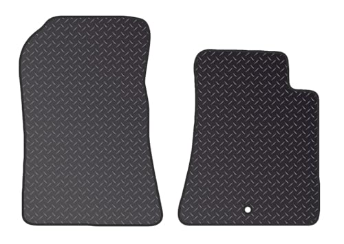 PCM- Car Floor Mats fits for MERCEDES SL R129 from (1990-2002) - Car Floor Mat, with Anti Slip Backing - 2 pcs Floor Mat Set with 1 Clips