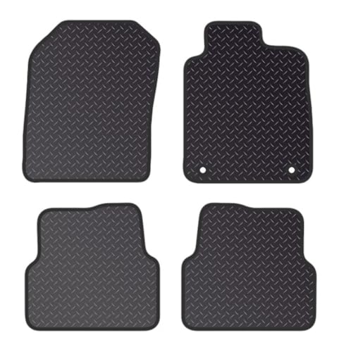 PRIME CAR MAT - Fits CHEVROLET AveoKalos 2012 on - Tailored Car Mats - Waterproof, Non Slip Car Floor Mat, Fitted with Clips & Anti Slip Backing - 4 pcs Floor Mat Set