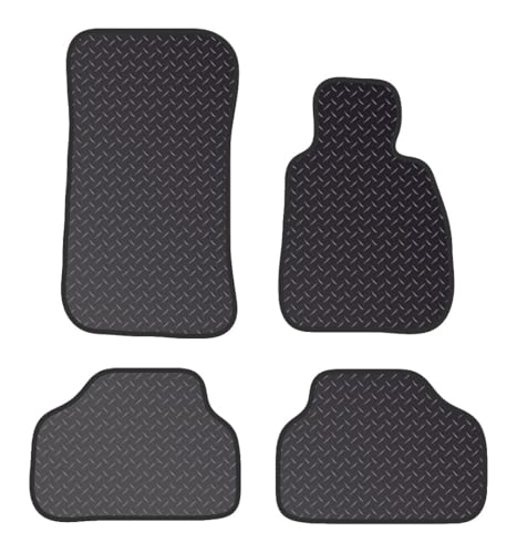PRIME CAR MAT - Fits BMW 3 Series E90 SALOON 2004-2012 - Tailored Car Mats - Waterproof, Non Slip Car Floor Mat, Fitted with Clips & Anti Slip Backing - 4 pcs Floor Mat Set