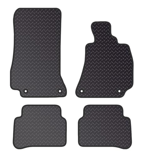 PCM - Car Floor Mats for Mercedes CLS (2018 - Present) 4 CLIPS - Tailored Car Mats - Car Floor Mat, with Anti Slip Backing - 4 pcs Floor Mat Set