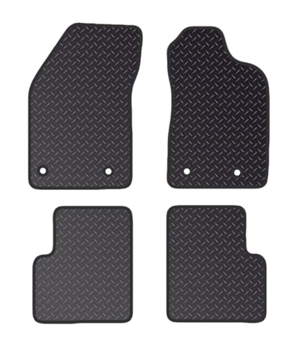 PRIME CAR MAT -R-O-M-E-O A-L-F-A Giulietta Manual 2010-2014 - Tailored Car Mats - Waterproof, Non Slip Car Floor Mat - 4 pcs Floor Mat Set
