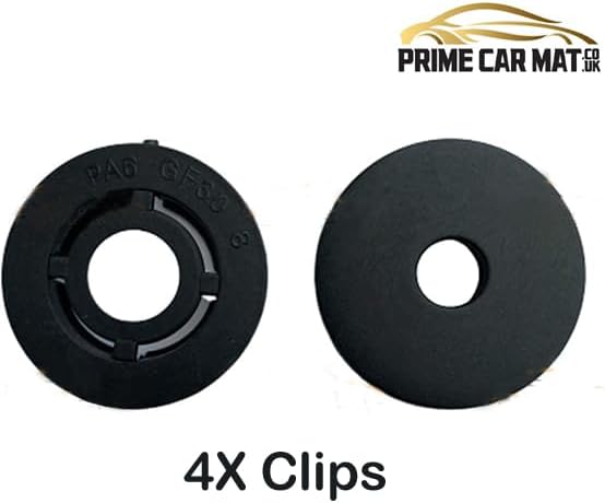 PCM - Car Mats - Compatible with VW Polo 2018-Onwards - 4 Floor Mat Set With 4 Clips