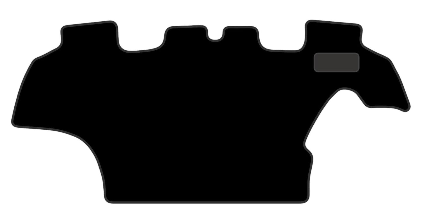 Tractor Mat - New-Holland T7 Series (A T7.210) - Black Luxury Carpet | Tractor Floor Mat, Fitted With Granulated Backing, Edged With Black Nylon Binding - 1Pc Floor Mat Only