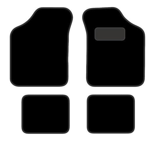 PCM- Car Floor Mats fits for MG Metro  from (1986-1998)- Black Carpet - Tailored Car Mats - Car Floor Mat, with Anti Slip Backing - 4 pcs Floor Mat Set with 0 Clips