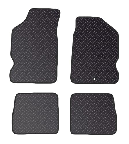 PRIME CAR MAT - Fits CITROEN Saxo 1996-2003 - Tailored Car Mats - Waterproof, Non Slip Car Floor Mat, Fitted with Clips & Anti Slip Backing - 4 pcs Floor Mat Set
