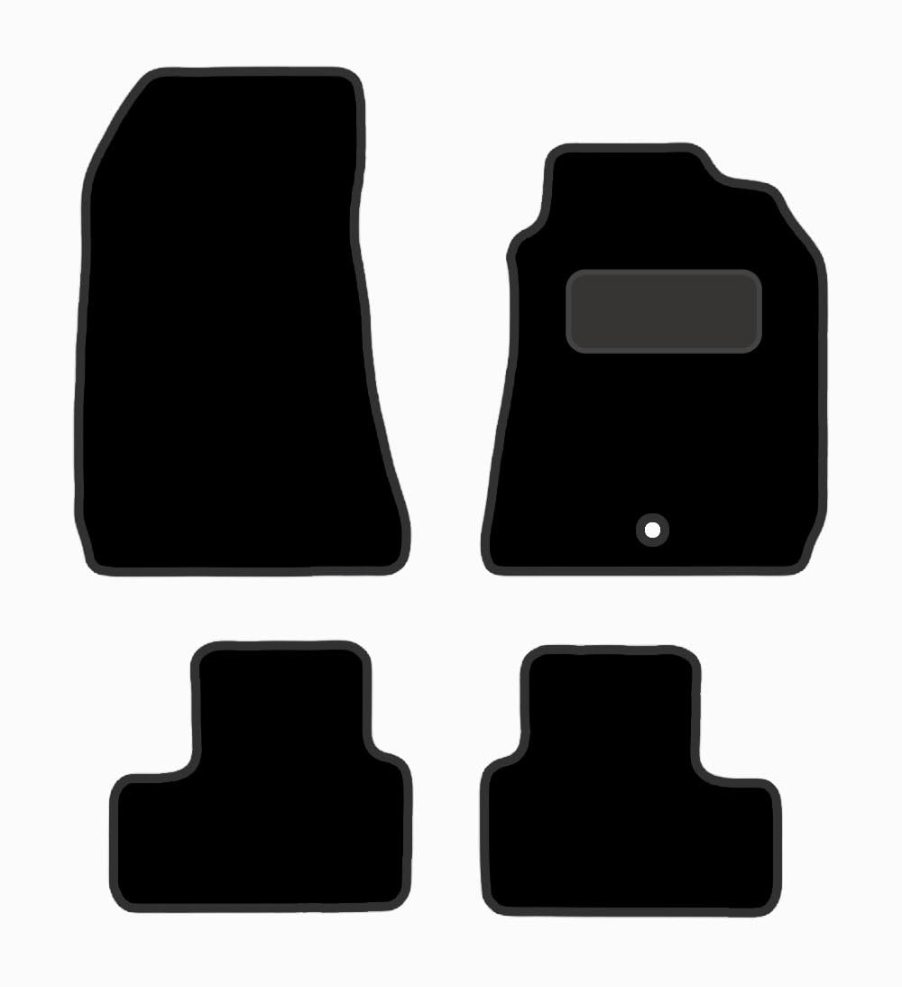 PRIME CAR MAT - Fits ALFA-ROMEO 159-2005-2011 - Black Luxury Carpet - Tailored Car Mats - Waterproof, Non Slip Car Floor Mat, with Anti Slip Backing - 4 pcs Floor Mat Set with 1 Clips