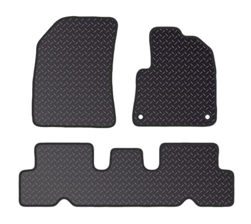 PRIME CAR MAT - Fits CITROEN C4 2013-2015 PICASSO - Tailored Car Mats - Waterproof, Non Slip Car Floor Mat, Fitted with Clips & Anti Slip Backing - 4 pcs Floor Mat Set