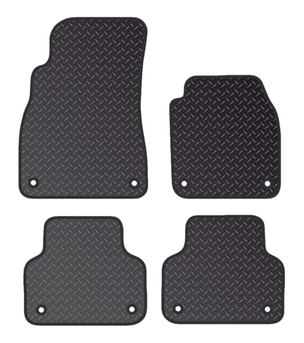 PRIME CAR MAT - Fits Audi Q8 2018 ON - Tailored Car Mats - Floor Mat, with Anti Slip Backing - 4 pcs Floor Mat Set